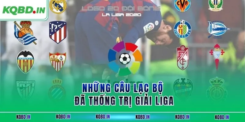La Liga 38 Những câu lạc bộ đã thống trị giải Liga